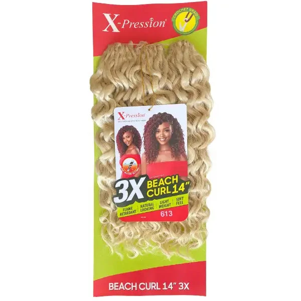 Mèches X-Pression Beach Curl 14 Pouces 3X - Outré 4 Mèches X-Pression Beach Curl 14 Pouces 3X - Outré – Image 2