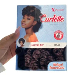 Crochet X-Pression Curlette Large 10 Pouces - Outré -Evolve Cosmetiques meches xpression outre curlette large bordeaux 950