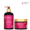 Duo Définition Boucles Cheveux Epais Et Crépus - Mielle Organics -Evolve Cosmetiques mielle pomegrenate miel duo boucles cheveux epais crepus