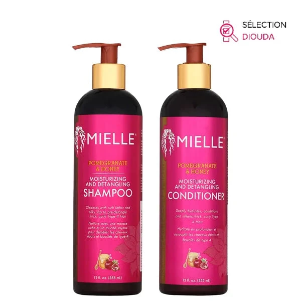 Duo Soin Cheveux épais Pomegranate & Honey - Mielle Organics 3 Duo Soin Cheveux épais Pomegranate & Honey - Mielle Organics