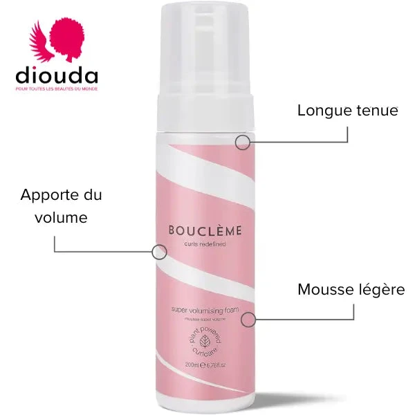Mousse Coiffante Volume Super Volumising Foam - Bouclème 5 Mousse Coiffante Volume Super Volumising Foam - Bouclème – Image 3
