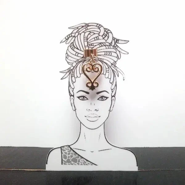 Bijou Tresse Et Locks Adinkra Sankofa - My Afro Touch 4 Bijou Tresse Et Locks Adinkra Sankofa - My Afro Touch – Image 2