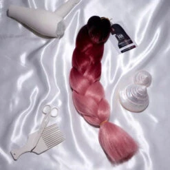 NAOMI Mèches à Tresser Rose Tie And Dye Ombre - Mama Rose