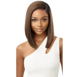 Perruque Lace Front Nella - Outré -Evolve Cosmetiques nella perruque lace front hd couleur dr chocolate swirl sleeklay part outre