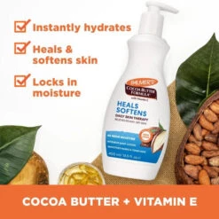 Lait Corps Heals Softens - Palmer's Cocoa Butter 12 Lait Corps Heals Softens - Palmer's Cocoa Butter -Evolve Cosmetiques palmers cocoa butter formula lotion heals softens