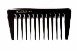 Peigne Afro Ebonite 402 4'8 - PEGASUS -Evolve Cosmetiques peigne afro 402 pegasus 48 ebonite dents larges