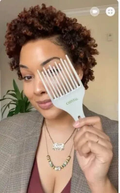 Peigne Afro Volume Double Rang - Cantu -Evolve Cosmetiques peigne cantu afro volume