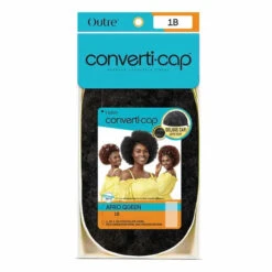 AFRO QUEEN - Perruque Outré 4CConverti Cap -Evolve Cosmetiques perruque afro queen outre packaging