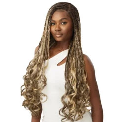 Perruque Lace Wig Tressée French Curl Braids 32" - Outré