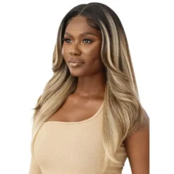 Perruque Lace Wig 13X6 Yaki Keeshon - Outré -Evolve Cosmetiques perruque blonde longue ondulee yaki lace 13x6 outre perfect hairline keeshon