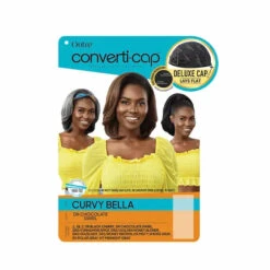 Perruque Converti Cap Chocolat Curvy Bella - Outré -Evolve Cosmetiques perruque bob lisse converti cap curvy bella outre