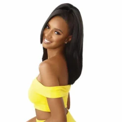 Perruque Converti Cap Noire Sweet Heart - Outré 8 Perruque Converti Cap Noire Sweet Heart - Outré -Evolve Cosmetiques perruque bob lisse mi longue converti cap sweet heart noir 1b outre