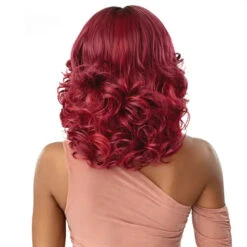 Perruque Semi-naturelle Lace 5X5 Body Wave - Outré -Evolve Cosmetiques perruque body wave bob lace closure rouge bordeaux outre