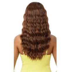Perruque Converti Cap Chocolat Wavy Mood - Outré -Evolve Cosmetiques perruque body wave mi longue chatain dr2 hazelnut converti cap wavy mood outre dos