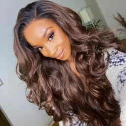 Perruque Lace Front Wig Perfect Hair Line 13x6 Charisma - Outré -Evolve Cosmetiques perruque bouclee chocolat longue lace front 13x6 charisma couleur dr chocolate swirl outre hair modele