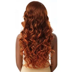Perruque Lace Front Wig Perfect Hair Line 13x6 Charisma - Outré -Evolve Cosmetiques perruque bouclee roux ginger longue lace front 13x6 charisma couleur drff cajun spice outre hair dos