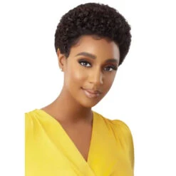 Perruque Pixie Cut Kinky Curly Inej - Outré -Evolve Cosmetiques perruque cheveux naturels pixie cut kinky curly noire outre inej