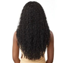 Perruque Closure HD 5X5 Peruvian Water Wave - Outré 12 Perruque Closure HD 5X5 Peruvian Water Wave - Outré -Evolve Cosmetiques perruque closure lace HD deep wave longue noir peruvian water wave outre