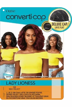Perruque Ondulée Converti Cap Lady Lioness - Outré -Evolve Cosmetiques perruque converti cap Lady Lioness