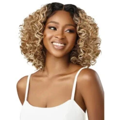 Perruque Lace Front Curly Every29 - Outré -Evolve Cosmetiques perruque curly lace front blonde outre every29