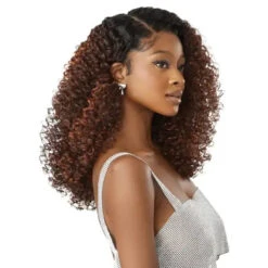 Perruque Lace Front Bouclée Curly Swirl 103 - Outré 11 Perruque Lace Front Bouclée Curly Swirl 103 - Outré -Evolve Cosmetiques perruque curly lace wig brown chocolate outre melted hairline swirl 103