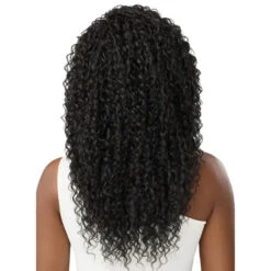 Perruque Demi-Tête Bouclée Curly Natasha - Outré -Evolve Cosmetiques perruque demi tete curly bouclee noir outre quick weave natasha