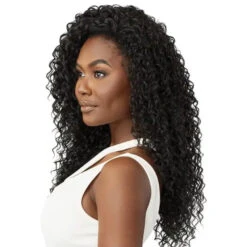 Perruque Demi-Tête Bouclée Curly Natasha - Outré -Evolve Cosmetiques perruque demi tete noir curly bouclee outre quick weave natasha