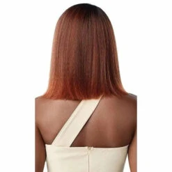 Perruque Lace Front Melted Hairline Breanne - Outré 9 Perruque Lace Front Melted Hairline Breanne - Outré -Evolve Cosmetiques perruque lace bob outre breanne chocolat dos