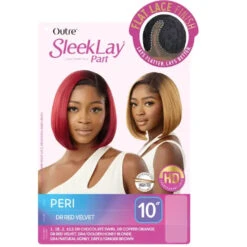 Perruque Bob Lisse HD Lace Peri - Outré 10 Perruque Bob Lisse HD Lace Peri - Outré -Evolve Cosmetiques perruque lace bob straight outre peri
