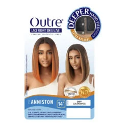 Perruque Lace Front Bob Châtain Anniston - Outré -Evolve Cosmetiques perruque lace front bob lisse yaki straight lacefront deluxe anniston outre 6dfdb16f 5d44 4443 9188 745218c7e459