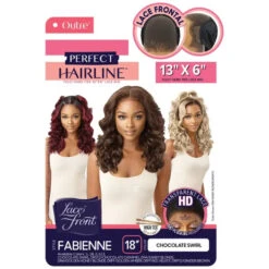 Perruque Lace Front 13X6 Chocolat Fabienne - Outré -Evolve Cosmetiques perruque lace front hd 13x6 blonde bouclee couleur dr4 sandy blonde fabienne perfect hairline outre 980f98e3 f1ee 4bff bac1 ac57865ea2c7