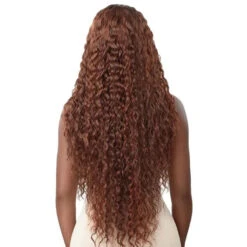 Perruque Lace Front Bouclée Caramel Kallara - Outré -Evolve Cosmetiques perruque lace front longue curly bouclee chocolat ginger brown kallara outre