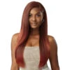 Perruque Lace Front Yaki Straight Swirl 101 - Outré -Evolve Cosmetiques perruque lace front straight ginger brown outre melted hairline swirl 101