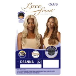 Perruque Lace Front Wavy Ondulée Deanna - Outré -Evolve Cosmetiques perruque lace front wig wavy sans colle outre deanna