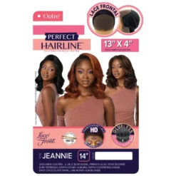 Perruque Lace 13X4 Bob Ondulée Jeannie - Outré 14 Perruque Lace 13X4 Bob Ondulée Jeannie - Outré -Evolve Cosmetiques perruque lace hd 13x4 wavy bob outre jeannie