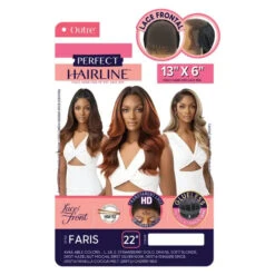 Perruque Lace Front 13X6 Ondulée Faris - Outré 10 Perruque Lace Front 13X6 Ondulée Faris - Outré -Evolve Cosmetiques perruque lace hd 13x6 body wave outre perfect hairline faris packaging
