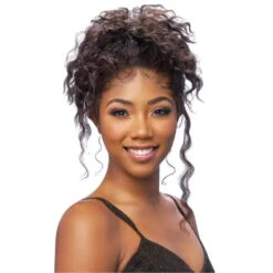 Perruque Lace 360° Curly Bob Mixa - Vanessa -Evolve Cosmetiques perruque lace hd 360 curly bob noir mixa vanessa