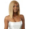 Perruque Lace Front Bob Lisse Swirl 105 - Outré -Evolve Cosmetiques perruque lace hd bob yaki straight blond outre swirlista 105