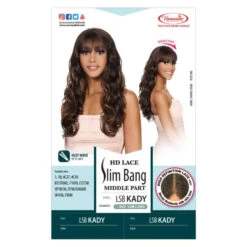 Perruque Longue Ondulée Avec Frange Kady - Vanessa -Evolve Cosmetiques perruque lace hd body wave avec frange vanessa hair kady