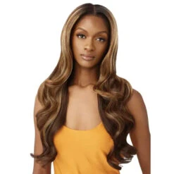 Perruque Lace HD+ Ondulée Glam Waves - Outré -Evolve Cosmetiques perruque lace hd body wave long chocolate airtied outre glam waves