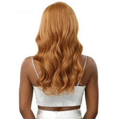 Perruque Lace Front Mi-longue Body Wave Swirl 104 - Outré -Evolve Cosmetiques perruque lace hd body wave ondule blond outre melted hairline swirl 104