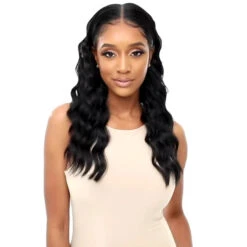 Evolve Cosmetiques 29 Evolve Cosmetiques -Evolve Cosmetiques perruque lace hd wavy ondulee mi longue couleur noir 1b mikaella melted hairline outre 2