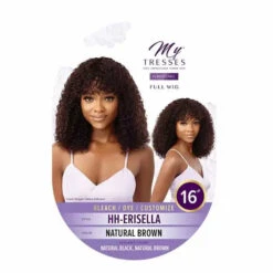 Perruque Curly Naturelle Erisella - Outré 11 Perruque Curly Naturelle Erisella - Outré -Evolve Cosmetiques perruque naturelle bouclee frange 16 pouces purple label outre erisella