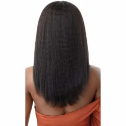 Perruque Naturelle Vierge KINKY STRAIGHT 20 Pouces -Outré -Evolve Cosmetiques perruque naturelle kinky straight 20 pouces gold label outre dos