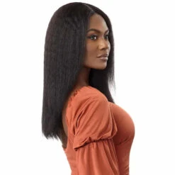 Perruque Naturelle Vierge KINKY STRAIGHT 20 Pouces -Outré -Evolve Cosmetiques perruque naturelle kinky straight 20 pouces gold label outre profil