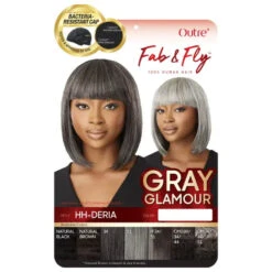 Perruque Bob Naturelle Avec Frange Deria - Outré -Evolve Cosmetiques perruque naturelle straight bob avec frange outre deria