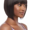 Perruque Naturelle Straight Bob 10 Pouces - Outré -Evolve Cosmetiques perruque noire lisse naturelle straight bob 10 pouces outre tete complete profil