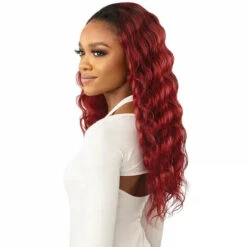 Perruque Demi-Tête Ondulée Taurelle - Outré -Evolve Cosmetiques perruque ondulee demi tete taurelle quickweave outre hair profil