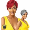 Perruque Pixie Daily Wig Elise - Outré -Evolve Cosmetiques perruque pixie wig courte rousse grise outre elise