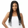 Perruque Lace Wig Tressée 13X4 Noire Knotless Triangle Part Braids - Outré -Evolve Cosmetiques perruque tressee lace front 13x4 knotless braids triangle parts noir 1b outre